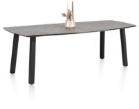 Palace, bartafel 210 x 110 cm - 4-poten (hoogte: 92 cm) - Lichtgrijs - Afbeelding 2