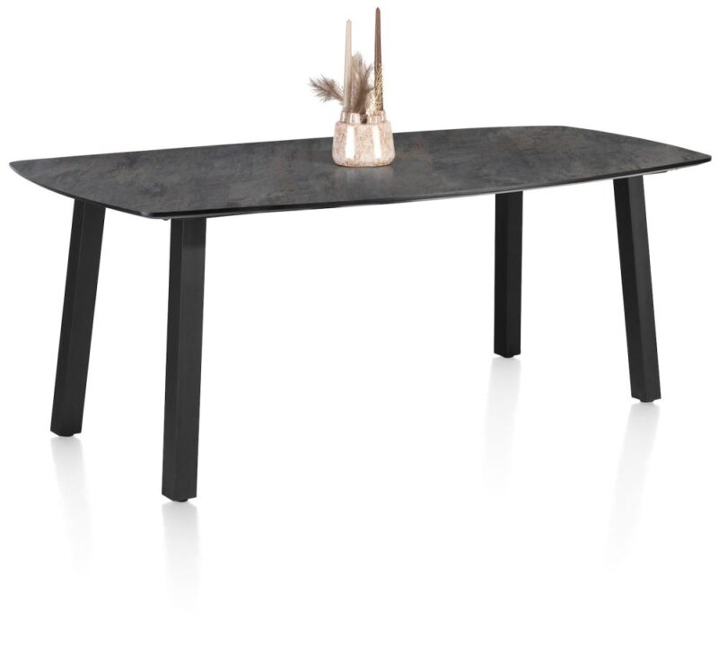 Palace, Bartafel 180 X 110 Cm - 4-Poten (Hoogte: 92 Cm) - Antraciet - Afbeelding 2