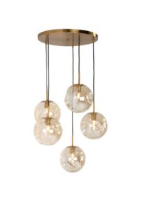 Bo hanglamp 5*E27 - Goud