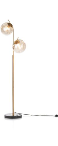 Bo vloerlamp 2*E27 - Goud - Afbeelding 2