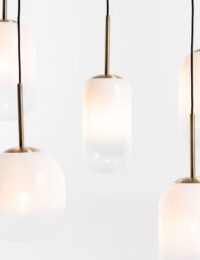 Milky hanglamp 5*E27 - Wit - Afbeelding 3