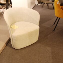 Chaise de jardin beige avec motif floral SOLENTOON