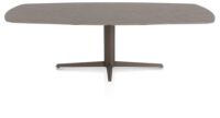 Saluti, TABLE OVAAL 240 X 110 CM. - CENTRALE POOT - STEELBROWN - Lava