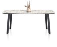 Palace, bartafel 210 x 110 cm - 4-poten (hoogte: 92 cm) - wit