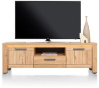 Delmonte, lowboard 170 cm - 2-deuren + 1-lade + 1-niche (LED + dimmer)