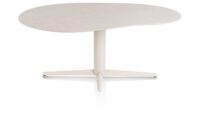 Saluti, TABLE ORGANISCH 180 X 120 CM. - CENTRALE POOT - CR&Egrave;ME - Light sand