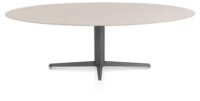 Saluti, TABLE ELLIPS 240 X 110 CM. - CENTRALE POOT - GRAPHIET - Light sand