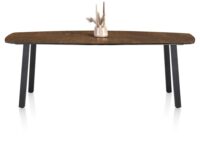 Palace, bartafel 240 x 115 cm - 4-poten (hoogte: 92 cm) - Roest