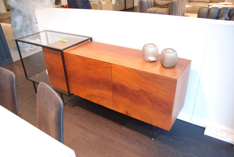 Solden Dressoir Fineer + Metaal - Afbeelding 1