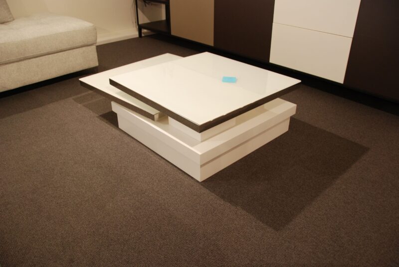 Table Basse Tournante En Verre De Solden - Image 1