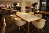 SOLDEN EETTAFEL WITTE LAK EIKEN POOT