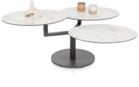 Pete, table basse pivotante - 100 x 100 cm