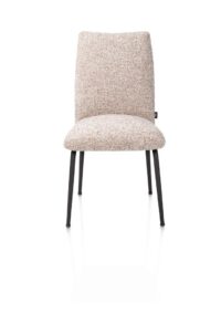 Bovina, chaise - tissu Luton + ressorts nosag - piétement rough off black - cuivre - Image 2