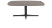 Saluti, TABLE OVAAL 180 X 105 CM. - CENTRALE POOT - ROUGH OFF BLACK - Lava