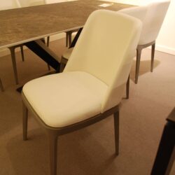 SOLDEN STOELEN YAC LEDER WIT