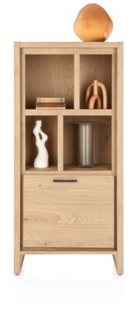 Nystead, bergkast small - 70 cm - 1-deur + 4-niches