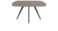 Saluti, TABLE OVAAL 150 X 105 CM. - 4-POOTJES - GRAPHIET - Lava