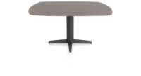 Saluti, TABLE OVAAL 150 X 105 CM. - CENTRALE POOT - ROUGH OFF BLACK - Lava