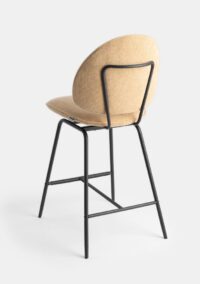 Milo chaise de bar - Jaune - Image 2