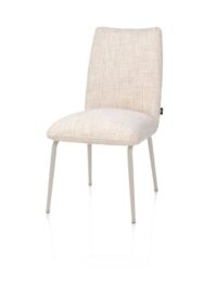 Bovina, chaise - tissu Luton + ressorts nosag - piétement crème - Creme - Image 2