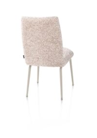 Bovina, chaise - tissu Luton + ressorts nosag - piétement crème - cuivre - Image 3