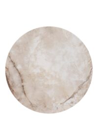 Avelli, bijzettafel rond 45 cm - steelbrown + keramiek blad - Afbeelding 2