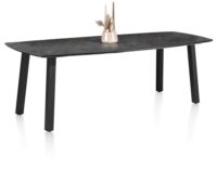 Palace, bartafel 210 x 110 cm - 4-poten (hoogte: 92 cm) - Antraciet - Afbeelding 2