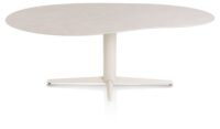 Saluti, TABLE ORGANISCH 210 X 120 CM. - CENTRALE POOT - CR&Egrave;ME - Light sand