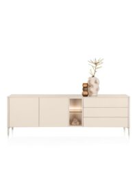 Trentino, Buffet 240 cm. - 2 portes + 3 tiroirs + 2 pinces - Creme