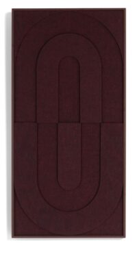 Jace tableau 48x96cm - Bordeaux