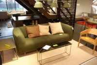 Salon SOLDEN 3 places en tissu ODE MARU