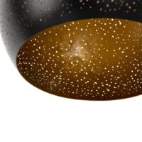 Arjen hanglamp 3*E27 - Zwart/Goud - Afbeelding 3