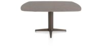 Saluti, TABLE OVAAL 150 X 105 CM. - CENTRALE POOT - STEELBROWN - Lava
