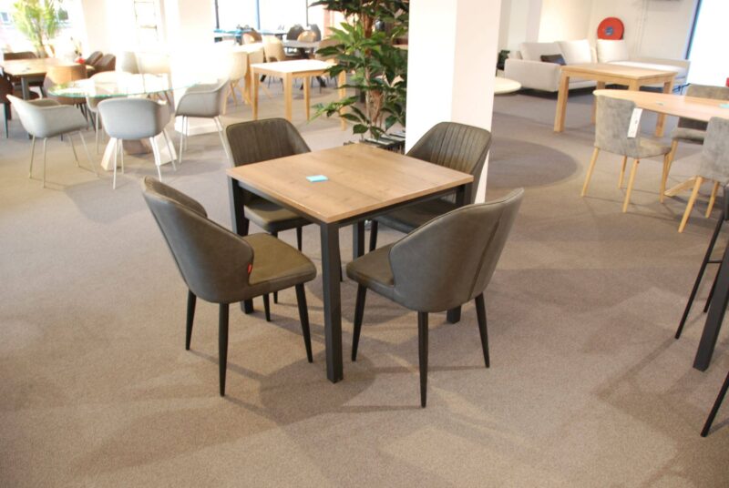 Solden Tafel Vierkant + 4* Stoelen Meubar - Afbeelding 1