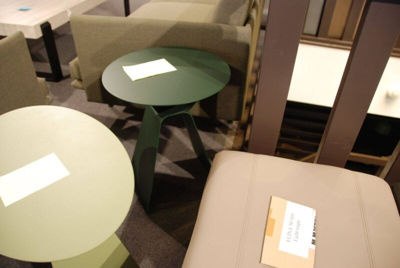 Solden Bijzettafel Ollie Rond Donkergroen - Afbeelding 1