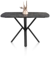Palace, bartafel 150 x 120 cm - centrale poot (hoogte: 92 cm) - Antraciet
