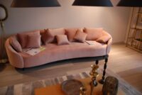 SOLDEN 4-ZIT STOF ROOS