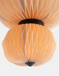 Rikke hanglamp 2*E27 D60cm - Beige - Afbeelding 3