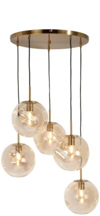 Bo hanglamp 5*E27 - Goud - Afbeelding 2