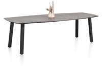 Palace, bartafel 240 x 115 cm - 4-poten (hoogte: 92 cm) - Lichtgrijs - Afbeelding 2