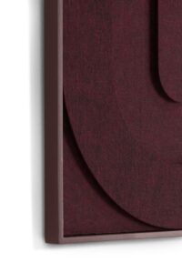 Jace tableau 48x96cm - Bordeaux - Image 2