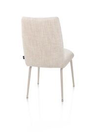 Bovina, chaise - tissu Luton + ressorts nosag - piétement crème - Creme - Image 3