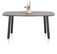 Palace, bartafel 180 x 110 cm - 4-poten (hoogte: 92 cm) - Lichtgrijs