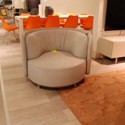 SOLDEN BIJZETZETEL NATUZZI IN LEDER 25