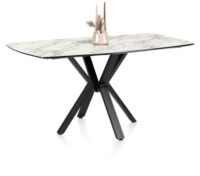 Palace, bartafel 180 x 110 cm - centrale poot (hoogte: 92 cm) - wit - Afbeelding 2