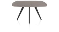 Saluti, TABLE OVAAL 150 X 105 CM. - 4-POOTJES - ROUGH OFF BLACK - Lava