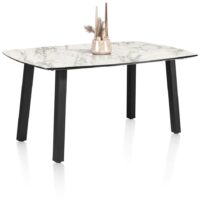 Palace, bartafel 150 x 120 cm - 4-poten (hoogte: 92 cm) - wit - Afbeelding 2