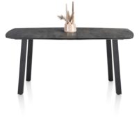 Palace, bartafel 180 x 110 cm - 4-poten (hoogte: 92 cm) - Antraciet