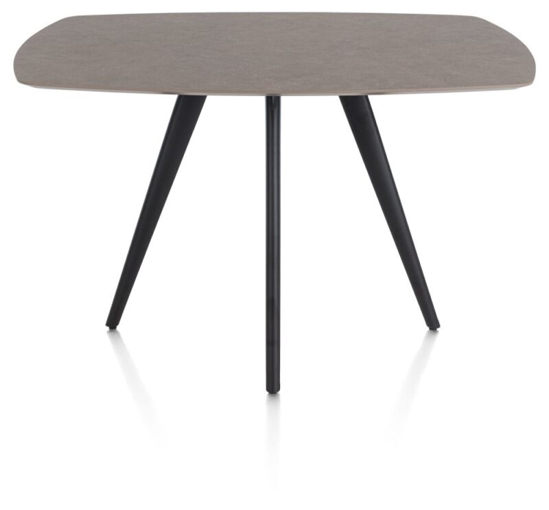 Saluti, Bartafel Ovaal 150 X 105 Cm. - 4-Pootjes - Rough Off Black - Lava - Afbeelding 1