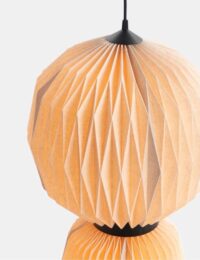 Rikke hanglamp 2*E27 D40cm - Beige - Afbeelding 2